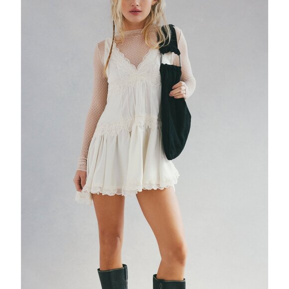 FREE PEOPLE Bobbi Slouch Suede Tote / Black - Picture 3 of 9